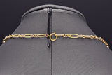Estate 14K Yellow Gold Paperclip Chain Necklace 4.5 mm 19.6 Grams 27 Inches