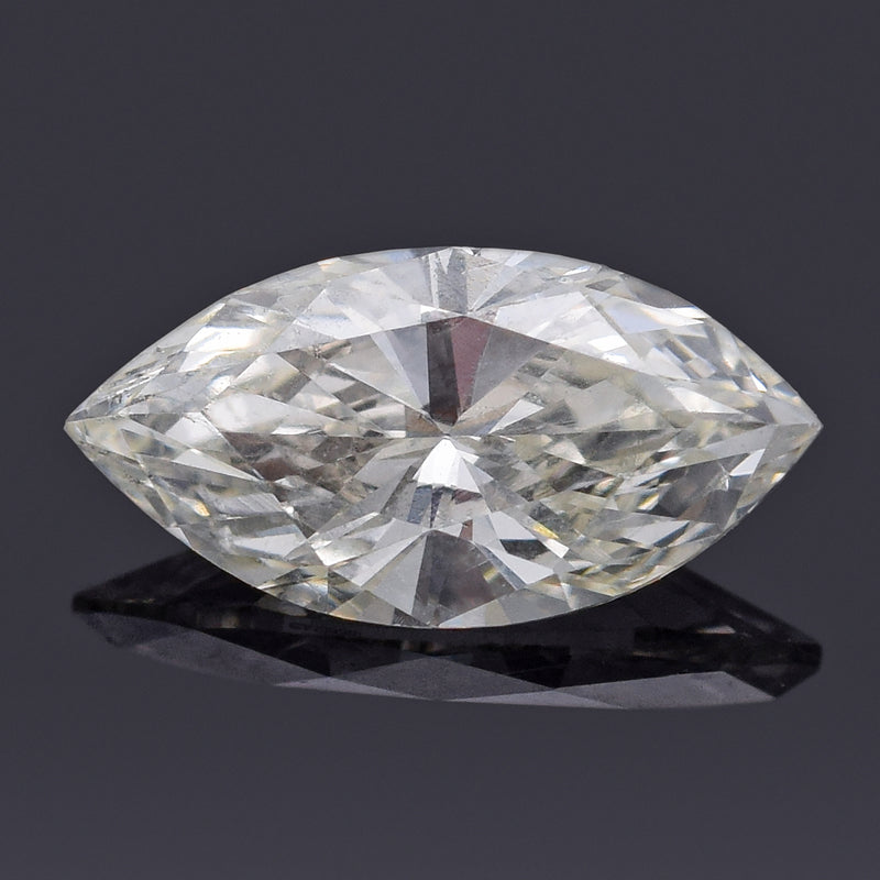 GIA Certified Loose 0.72 Ct L SI2 Marquise Brilliant Diamond 8.99x4.50x2.93 mm