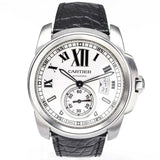 Cartier Calibre de Cartier Watch Ref 3389 Men's Skeleton Back
