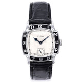 Vintage 1931 Elgin Thrift 433 Enamel Bezel Men's Automatic Watch 29 mm