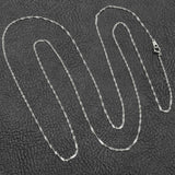 Estate Milor Platinum Long Singapore Chain Necklace