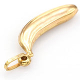 Vintage 14K Yellow Gold Banana Charm Pendant