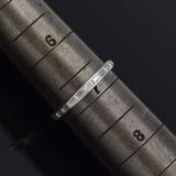 Antique Platinum 0.61 TCW Diamond Baguette Semi-Eternity Band Ring