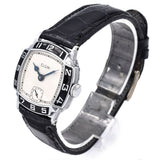 Vintage 1931 Elgin Thrift 433 Enamel Bezel Men's Automatic Watch 29 mm