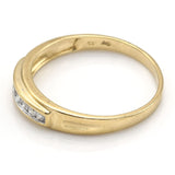 Vintage 10K Yellow Gold Diamond Band Ring