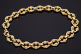 ORO 14K Yellow Gold Chunky Oval Cable Chain Necklace 51.1 Grams 17.5 Inches