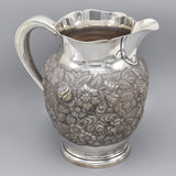 S. Kirk & Sons Sterling Silver Hand-Chased Repousse Water Pitcher