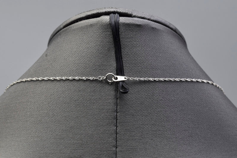 Estate Milor Platinum Long Singapore Chain Necklace