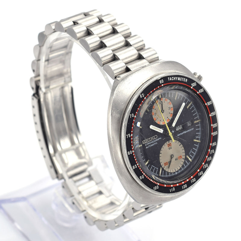 Vintage Seiko 6138-0011 UFO Chronograph Men's Automatic Day Date Watch 44 mm