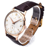 Vintage Zenith 18K Rose Gold Jumbo Case Hand Wind Men's Watch