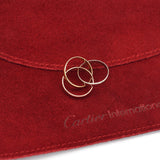 Cartier 18K Tricolor Gold Trinity 2.5 mm Band Ring + Pouch