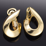 Piaget 18K Yellow Gold Latch Back Drop Earrings