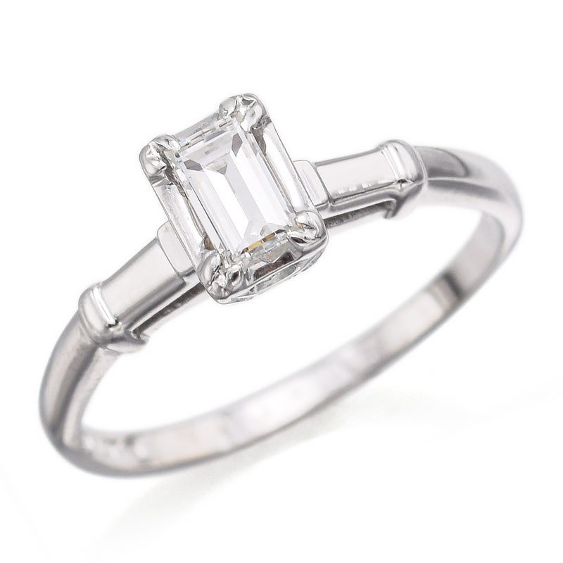 Vintage Prism-Lite 14K White Gold 0.32 Ct Diamond Band Ring Size 6.5 G VS