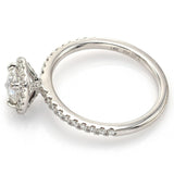 Vintage 18K White Gold 0.85 TCW Diamond Band Ring 3.2 Grams Size 6.5 H/I VS