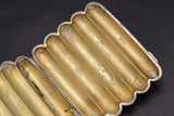 Antique Victorian A.C Birmingham Sterling Silver 5 Tube Cigar Case Holder