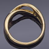 Vintage Tiffany & Co. 18K Yellow Gold Infinity Band Ring 4.4 Grams