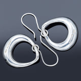 IPPOLITA Sterling Silver Diamond Dangle Pear Earrings 5.8 Grams