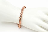 Antique English 9K Rose Gold Link Chain Bracelet 18.6 Grams