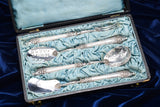 Antique 19th Century French Sterling Silver Hors d'oeuvre Set 143.0 Grams