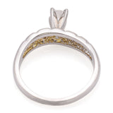 Vintage 14K White Gold 0.39 TCW Diamond Band Ring