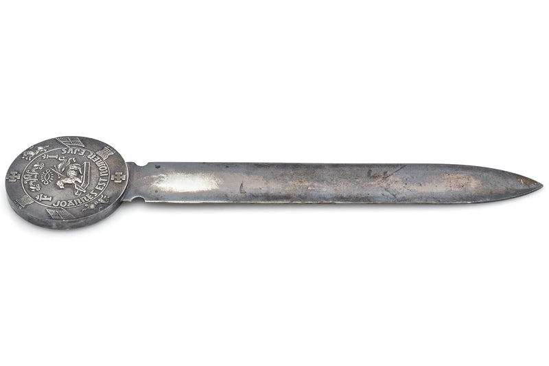 Christofle France Silver Plated Gallia Collection Puerto Rico Letter Opener