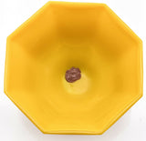 Antique Qianlong Dynasty 18th Century Beijing Yellow Glass Bowl