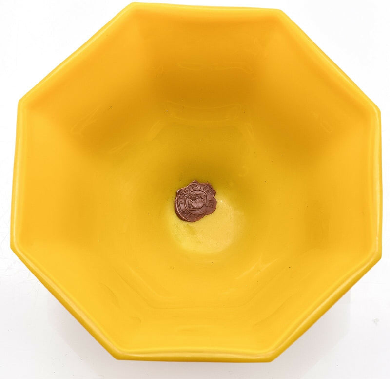 Antique Qianlong Dynasty 18th Century Beijing Yellow Glass Bowl
